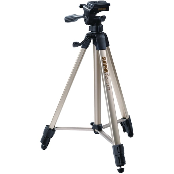 Sunpak Lightweight Tripod with 20.8" Folded Height and 60.2" Extended Height 620-080